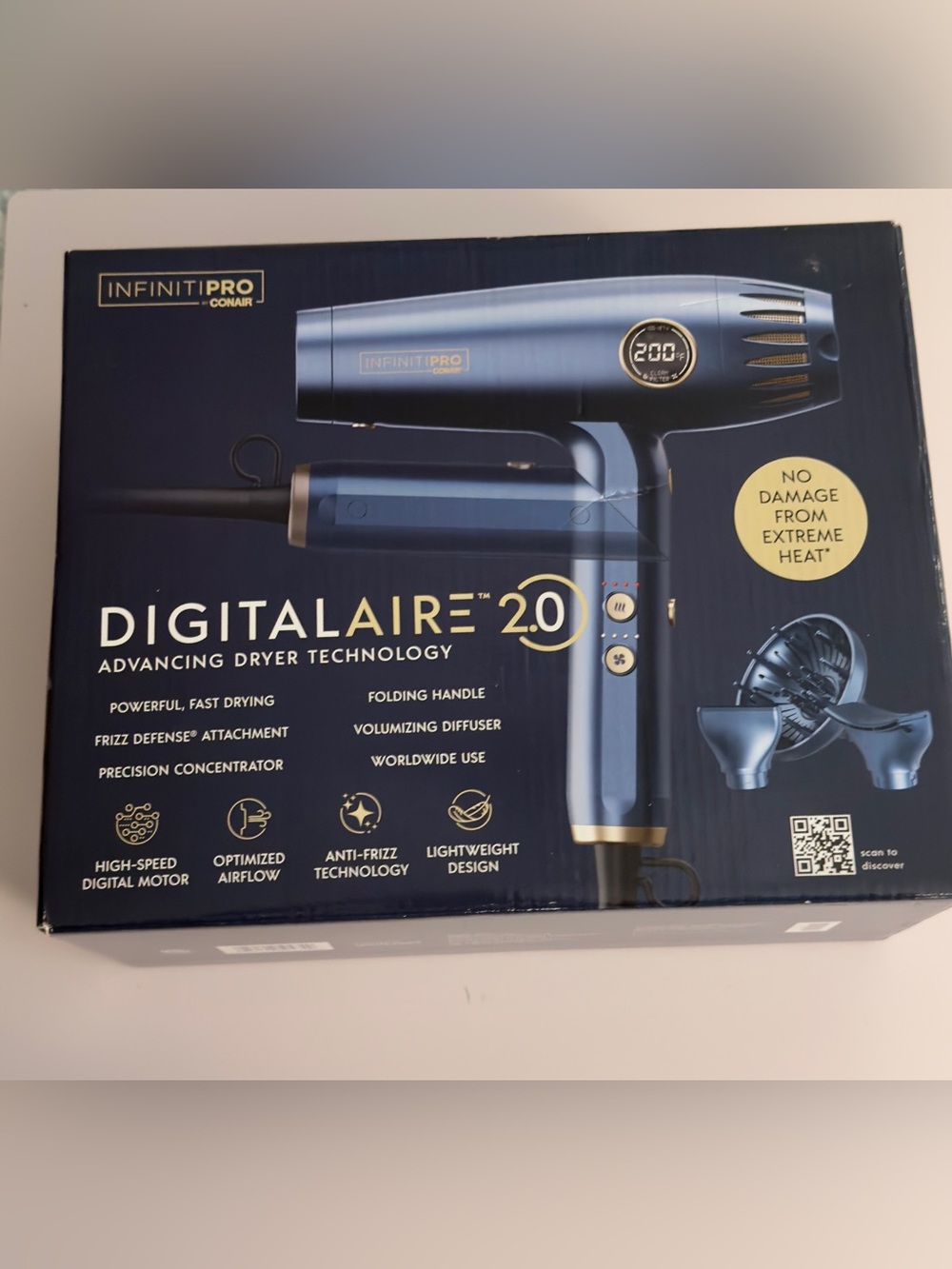 BNIB Conair InfinitiPro DigitalAire 2.0